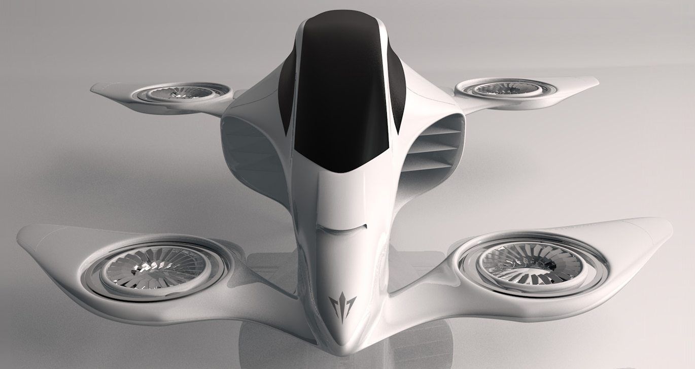 Thibault Chatillon Buzzaxe H5 one passenger hybrid-electric VTOL concept design racing aircraft Thibault Chatillon Buzzaxe H5 one passenger hybrid-electric VTOL concept design racing aircraft